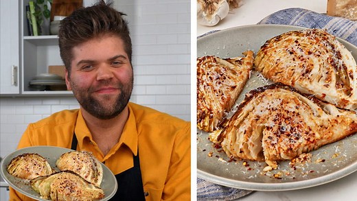 How to Make Roasted Garlic-Parmesan Cabbage