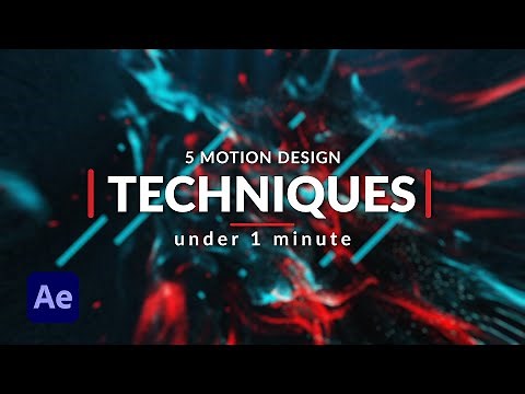 5 Quick Motion Graphic Techniques for 2021 | After Effects