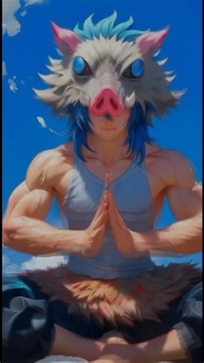 infinity castle me inosuke ka comeback 😈👺 #demonslayer