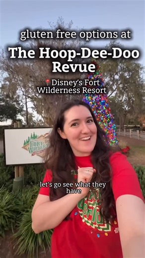 gloof | gluten free girlie ✨🥖 on Instagram: "finally checked out the gluten free options at the Hoop-Dee-Doo Revue and it did not dissapoint!! The show was so fun but the FOOOOOD was delicious!! Basically the entire meal is gluten free or can be modified!! If you’re looking too add a special experience to your next Disney trip, I definitely recommend the Hoop Dee Doo!! #glutenfree #glutenfreedisney #celiacdisease #disneyworld"