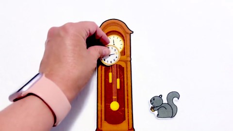 Hickory Dickory Dock Felt Board Story Set: Nursery Rhyme Learning - Etsy