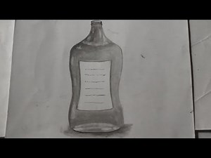 ✨ Realistic Glass Bottle Sketch | Easy Pencil Shading for Beginners ✏️🫙