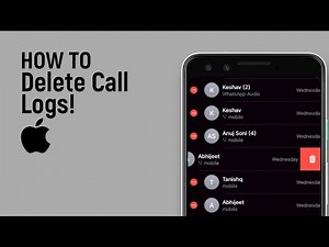 How to Delete Call Logs from iPhone [easy]