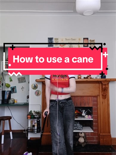 How to use a cane! This is not a substitute for professional advice, I am only speaking from what I know and the research I have done, and things can vary person to person based on your needs. There are pros and cons of using any mobility aid, if a mobility aid enables you to get out and do things then use it, but don't go in without doing research and if possible speaking to someone knowledgeable in mobility aids. #cane #mobilityaid #howto #chronicallyill #disability