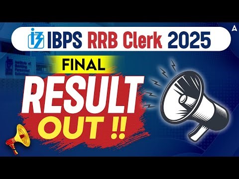 IBPS RRB Clerk 2025 Final Result OUT 🔥 || RRB Clerk Result 2025 | Proud Moment for Our Students ❤️