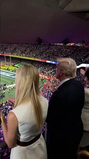 Donald Trump Spotted With Daughter Ivanka At Super Bowl LIX