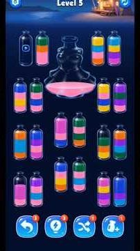 Can we perfect sort every bottle? | Water Sort-3D Match Puzzle Game: Level 4-7