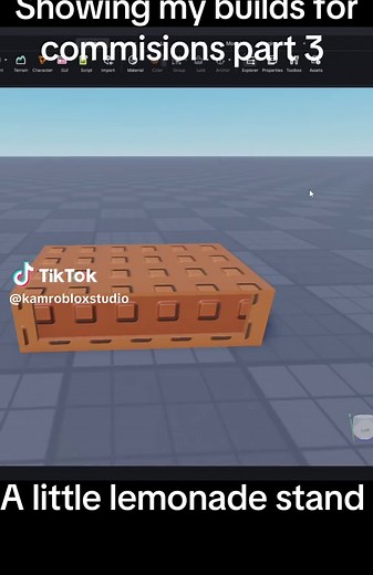 Lil Lemonade Stand Build - Roblox Dev | Commission Showcase