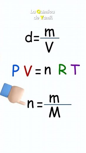 How to find the formula for the DENSITY of a GAS