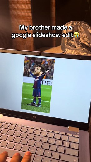 Google Slideshow Edit of Football Highlights