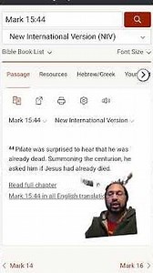 How Mark 15:44 proves Jesus survival on the cross the short time he was crucified.