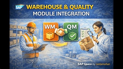 Business Scenario 3: SAP WM-QM Integration Explained | End-to-End Process | Leelamohan Mannem