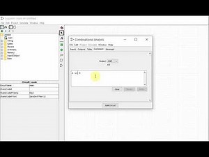 Logisim // 4-TRUTH TABLE_Knaugh map from EXPRESSION