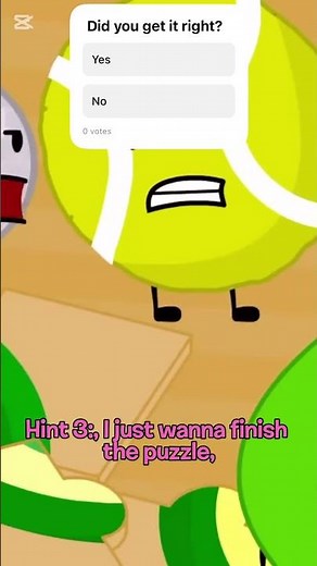 Guess the BFDI character from their lines in under 30 seconds!