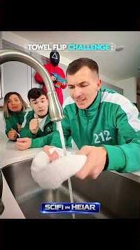 🤫“Towel Flip Challenge: PRO vs LEGEND | 99% Will FAIL This Trick!”