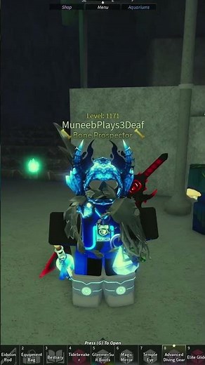 Quest have the Phantom Cathulith in Fisch. Roblox