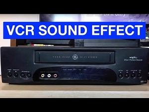 VCR Noise Sound Effect (Buzzing /Vhs playing/ Power on + off) Raw Ambient Retro Nostalgia Foley