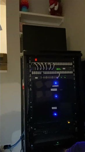 Home Lab: My Home Server Rack Update/Show Off #youtube #homelab #tech #shorts #ytshorts #server