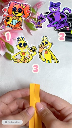 POPPY PLAYTIME|Can you guess who’s hiding in the sticker?🧡💜💛 #shorts #viralshorts #poppyplaytime