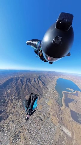 Is this how birds feel when they fly together?