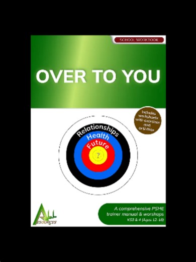 Over to You — Personal Development ebook, published by All Resources. A comprehensive personal development training manual containing all the material needed to deliver the full course, including class activities and handouts. It is sub-divided into separate workshops that can be delivered entirely at your own pace. A wide range of subjects are covered including self-esteem, motivation, confidence and self-awareness. It provides valuable information on the following: • Communication skills • Tac
