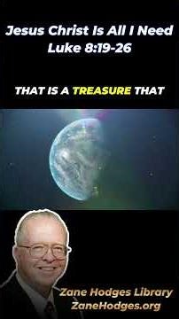 Jesus Christ Is All I Need - Luke 8:19-26 - Zane Hodges #discipleship #friendofJesus #fellowship