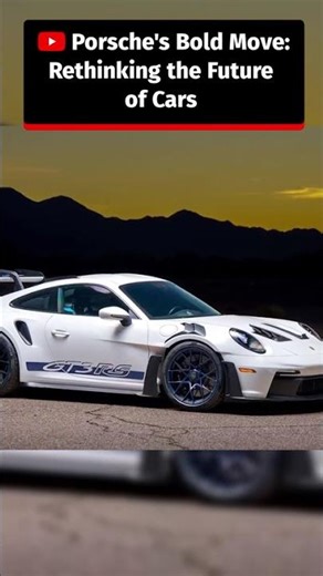 Porsche Is Rethinking the Future of Cars #shorts