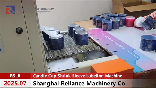 RELIANCE RLSB Candle glass jar, cup, container full body PVC shrink sleeve labeling machine and Heating tunnel Reliance RLSB#candle glass jar#glass candle container#PVC shrink sleeve labeling machine#full body shrink sleeve machine#shrink sleeve labeling equipment#heat tunnel for shrink sleeves#shrink sleeve heating tunnel#PVC sleeve labeling#packaging machinery#candle packaging solutions#glass jar labeling machine#automatic shrink sleeve applicator#shrink wrap labeling#industrial labeling machi