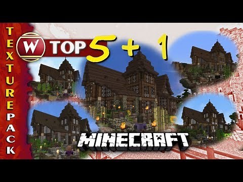 Top 5 + 1 || Medieval Resource Packs || Minecraft 1.13 to 1.13.2 || 2019