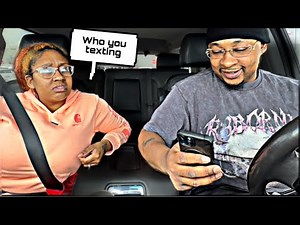 SMILING & TEXTING PRANK ON WIFE! (She snapped)