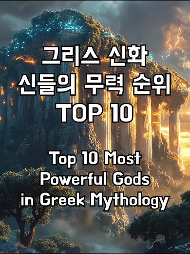 그리스 신화 신들의 무력 순위 Top 10