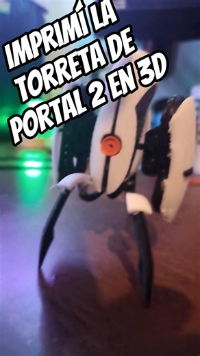 I 3D printed the Portal 2 turret #portal2 #portal #3dprinting #valve #print3d #stl