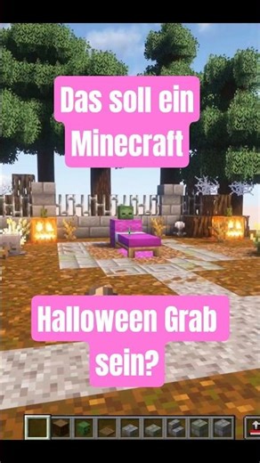 Dieses Minecraft Halloween Grab ist krass! #minecraft #minecrafttutorial #minecraftbuilds #gaming