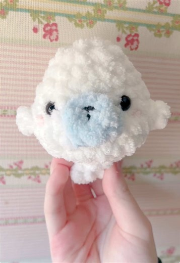 seal puff!! free pattern by @loretta 🌷 #freepattern #amigurumi #crochet #crochetplushie #seal
