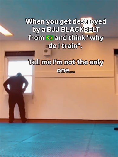 That moment you get absolutely dismantled by a Brazilian Black Belt and start questioning every life choice that led you to the mats. 🇧🇷🥋 ​It’s a total existential crisis. What’s the first thing going through your mind during the drive home after a session like this? 👇 #BJJ #blackbelt🥋 #grappling #fypfitness #martialarts