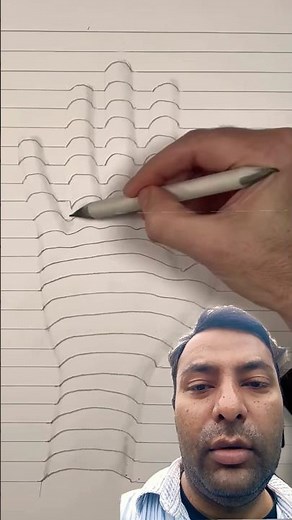 Invisible Hand Drawing Trick! 😲 | Mind-Blowing Art Tutorial #trending #art