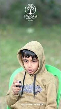 Quiz Competition 2026 At PARAS INSTITUTE of Excellence Banka|| Paras Sir| #parassir #quiz