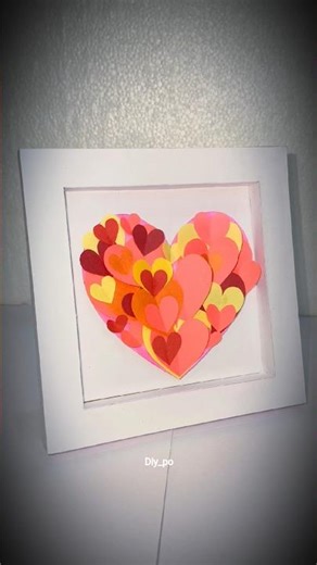 How to Make a Cardboard Heart 💕 Frame for Valentine's Day ❤️ Heart Decoration Idea💡#valentines #art