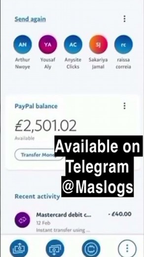 PayPal logs and bank logs guide for step by step tutorial