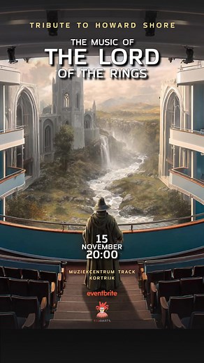 🎶 The Music of the Lord of the Rings. Tribute to Howard Shore by La Chapelle Sauvage. Ons bijzondere concert op 15 november zal plaatsvinden om 20u00 in de sfeervolle Muziekcentrum Track in Kortrijk. Ervaar de majestueuze muziek uit de iconische saga “Lord of the Rings”, een unieke ervaring die u niet mag missen. Genot voor het hele gezin gegarandeerd! Virtuoze klanken van het La Chapelle Sauvage zullen je direct meenemen naar een fantasiewereld vol elfen, hobbits en dwergen. Deze muziek waar m