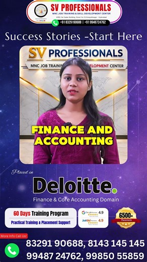 How to Get Job in Deloitte & Cognizant? | Real Student Journey | SV Professionals #mncjobs