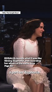 ROSALÍA really recorded an entire album and filmed her part in "Euphoria" at the same time. | Page Six