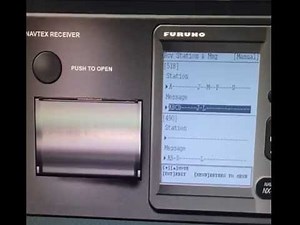 Setting up Navtex