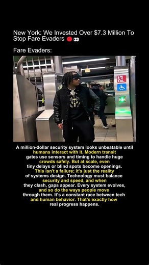 The never ending battle with fare evasion #nyc #subway #shorts