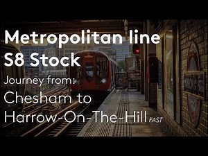 Metropolitan line - Cab ride (Front view) | Journey from Chesham to Harrow-On-The-Hill