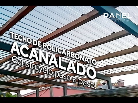 Techo de Policarbonato ¡Constrúyelo paso a paso correctamente!
