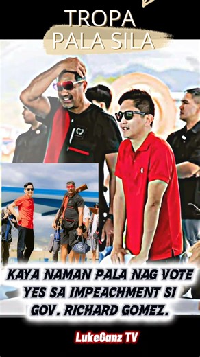 KAYA PALA NAG VOTE YES SA IMPEACHMENT SI RICHARD GOMEZ! 😂 #highlights#viral#news#politics#trending