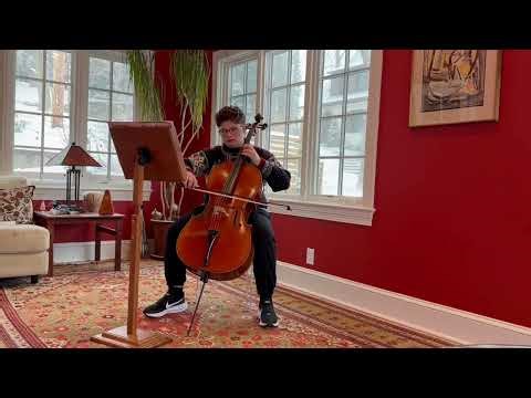 BATC2026: Kieran Foltz, Madison, WI, cello, plays Bach's Suite No. 1 in G Major, BWV 1007