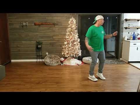 Gives Me Shivers, line dance demo. Choreographed by Brandon Zahorsky. Demo by Jeff Smilko