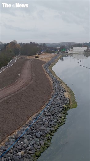 Take a look at the huge tranformation overway at Hilsea where new sea defences are being created | The News, Portsmouth